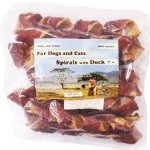 Pochoutka Spirály z vepřové kůže s kachním 15 cm 10 ks – Hledejceny.cz