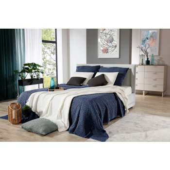 Vital Home přehoz na postel bavlna modré 180 x 220 cm