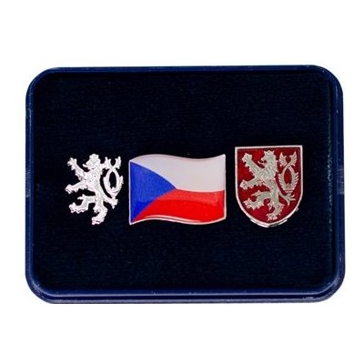 Sada odznaků ČESKÁ REPUBLIKA PIN – Zboží Mobilmania