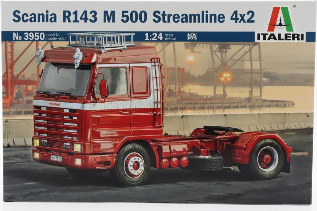 Italeri Model Kit truck 3950 Scania R143 M500 Streamline 4x2 1:24