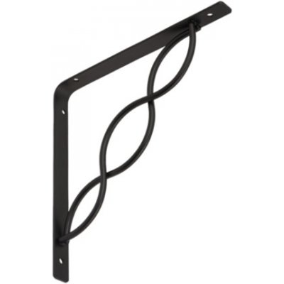 Domax WPRP Konzole dekorativní se splétanou vzpěrou 200x200mm, černá – Hledejceny.cz