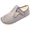 Dětské bačkory a domácí obuv Beda barefoot BF060010/W/PF/B/OP GREY