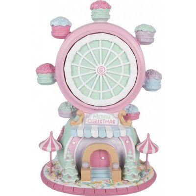 Vánoční dekorace Cupcake kolo Pastel Christmas Chic - 23*17*31 cm / 2*AA - Clayre & Eef – Hledejceny.cz
