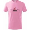 Dětské tričko 50km po Jizerkách Tričko dětské Růžová