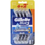 Gillette Blue3 Comfort 8 ks – Hledejceny.cz