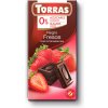 Čokoláda Torras Hořká s jahodami 75 g