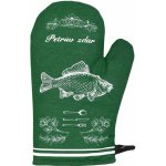 Frobyt Kuchyňská chňapka PETRŮV ZDAR, černá, zelená, 28x18cm – Zboží Mobilmania