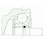 Kloub, hnací hřídel LÖBRO 300886 - FIAT – Hledejceny.cz