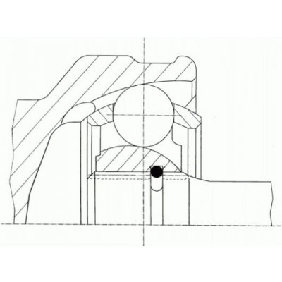 Kloub, hnací hřídel LÖBRO 300886 - FIAT – Hledejceny.cz
