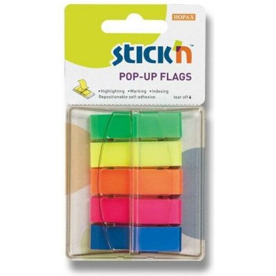 ACTIVA HOPAX Pop-Up -samolepící proužky 45x12mm 5x40 listů – Hledejceny.cz