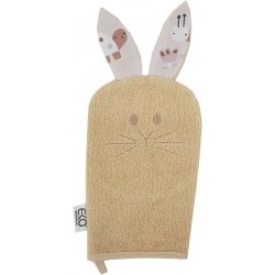 Eko EKO žínka bavlněná s oušky Bunny Beige 20x15 cm