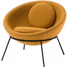 Arper Bowl chair žlutá