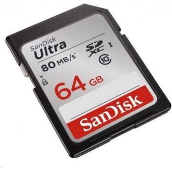 SanDisk Ultra microSDXC 64 GB Class UHS-I SDSQUNC-064G-GN6MA