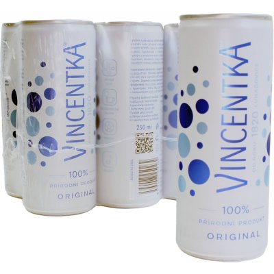 Vincentka přírodní minerální voda 250 ml – Zboží Dáma