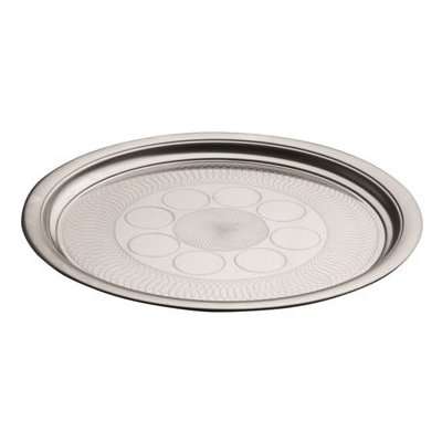 SAHM Podnos nerez kulatý 38cm výška 2,2cm 100019391 – Zboží Dáma