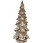 Clayre & Eef Dekorace vánoční perníkový stromek Gingerbread Tree - 19*19*40 cm – Hledejceny.cz