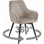 Textilomanie Nana 360 velvet béžové – Sleviste.cz