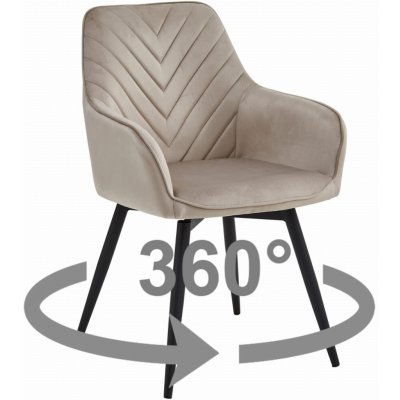 Textilomanie Nana 360 velvet béžové – Sleviste.cz