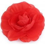 Prima-obchod Brož / ozdoba růže Ø10 cm, barva 4 červená – Zboží Dáma