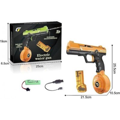 VIZOPOL ELECTRIC WATER GUN Elektrická vodní pistol oranžová UNI – Zboží Dáma