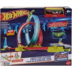 Mattel Hot Wheels Dráha Neon Speeders Laser Stunt Slamway H7045 – Zboží Dáma