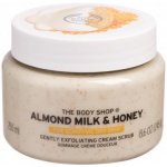 The Body Shop Almond Milk & Honey tělový peeling 250 ml – Zboží Dáma