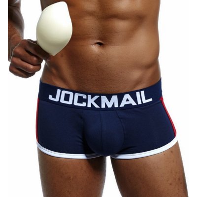 Jockmail 3d Push-up Big Shaper boxerky s PushUp vložkou červená – Sleviste.cz