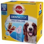 Pedigree Dentastix Daily Oral Care dentální pamlsky pro psy středních plemen 56 ks 1440 g – Zbozi.Blesk.cz