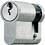 Assa Abloy FAB Vložka 201RSGDZNm 52/10 Nikl mat - půlvložka, 3klíče – Hledejceny.cz