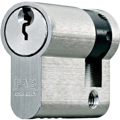 Assa Abloy FAB Vložka 201RSGDZNm 52/10 Nikl mat - půlvložka, 3klíče – Hledejceny.cz