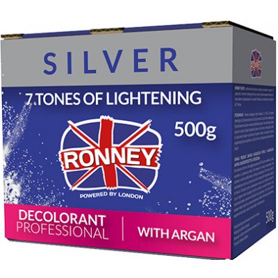 Ronney Silver Profesionální melírovací prášek s arganem 500 g