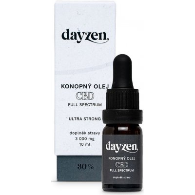 Dayzen Full Spectrum CBD konopný olej 30% 10 ml – Sleviste.cz