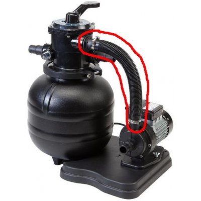 Propojovací hadice 38 cm k filtracím BlackStar a ProfiStar – Sleviste.cz