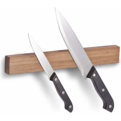 Magnetický držák na nože, 100% bambus, ZELLER – Zboží Dáma