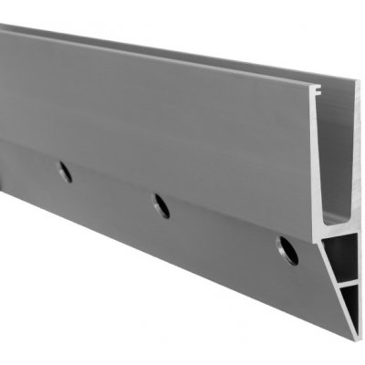 Hliníkový kotevní profil pro sklo tloušťky 12-21,52 mm pro boční montáž, tvar Y, délka 5,0 m, broušený – Zbozi.Blesk.cz