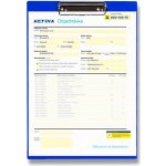 Karton P+P Titan - desky s klipem - tmavě modré – Zboží Živě