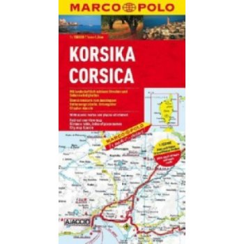 KORSIKA CORSE MAPA MD 1:150 000 MARCO POLO