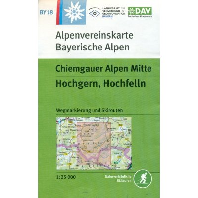 OEAV: BY18 Chiemgauer Alpen Mitte Hochgern Hochfelln 1:25 000