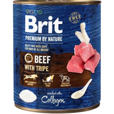 Brit Premium by Nature Dog konz. - Beef with Tripes 800 g