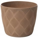 Pro-Tech shop Květináč FLOW PETIT ECO WOOD 150mm přírodní dřevo 80793 – Hledejceny.cz