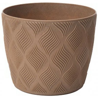 Pro-Tech shop Květináč FLOW PETIT ECO WOOD 150mm přírodní dřevo 80793 – Hledejceny.cz