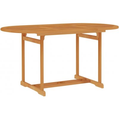 OMAXI 182987 Zahradní stůl 150 x 90 x 75 cm masivní teakové dřevo – Hledejceny.cz