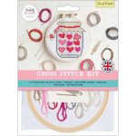 WEST DESIGN Kreativní sada na vyšívání Sklenice se srdíčky – Hledejceny.cz