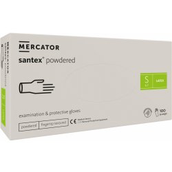 Mercator Medical SANTEX latexové pudrované 100 ks