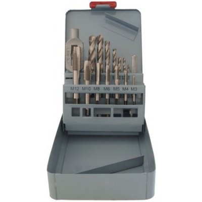 Sada OREN - ruční závitníky jednořezné + vrtáky, 15dílná – Zboží Mobilmania