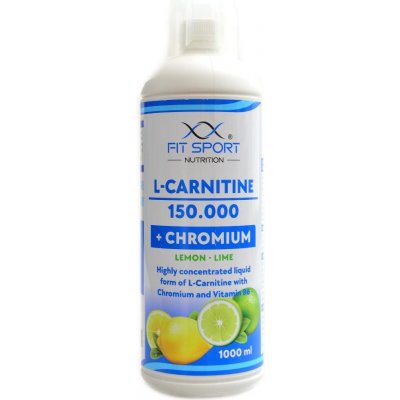 FitSport Nutrition L-Carnitine 150000 + Chromium 1000ml – Zboží Mobilmania