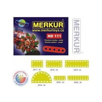 Merkur ND 111 Plastové desky malé 24ks