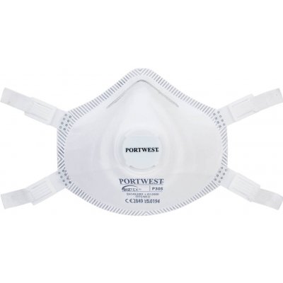 Portwest P305 respirátor FFP3 s ventilkem, Dolomite – Zboží Mobilmania