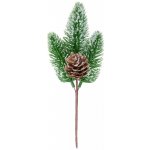 MagicHome Větvička přírodní zasněžená 18 cm ST8091552 – Hledejceny.cz