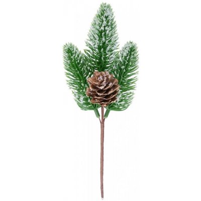 MagicHome Větvička přírodní zasněžená 18 cm ST8091552 – Hledejceny.cz